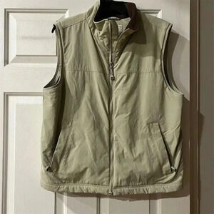 L.L. Bean Men's Green Windbreaker Vest Size M Outdoor Casual